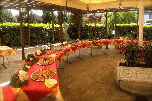 Buffet bei Pizzeria Perbacco